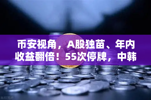币安视角，A股独苗、年内收益翻倍！55次停牌，中韩半导体ETF是机会还是坑？