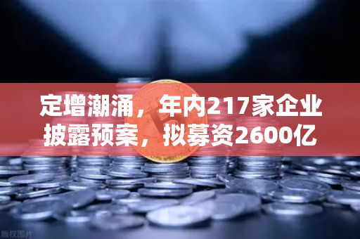 定增潮涌，年内217家企业披露预案，拟募资2600亿！市场流动性面临大考