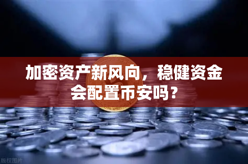 加密资产新风向，稳健资金会配置币安吗？