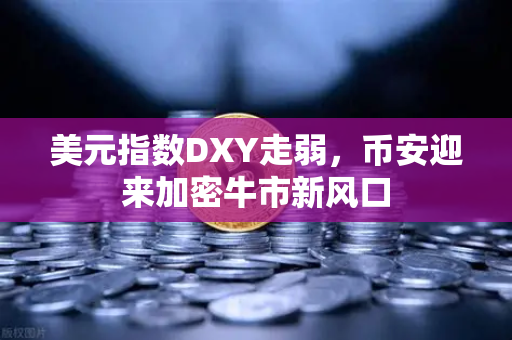 美元指数DXY走弱，币安迎来加密牛市新风口