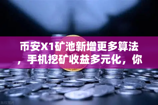 币安X1矿池新增更多算法，手机挖矿收益多元化，你的口袋矿机时代来了
