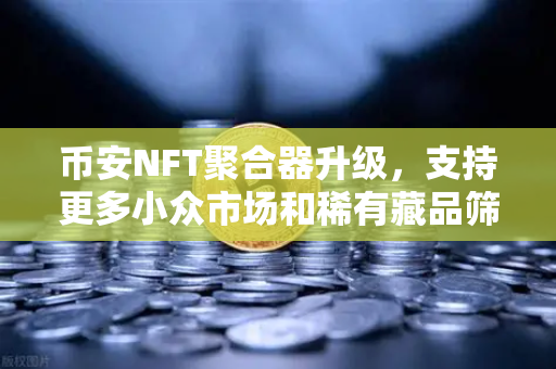 币安NFT聚合器升级，支持更多小众市场和稀有藏品筛选，挖掘数字艺术新蓝海