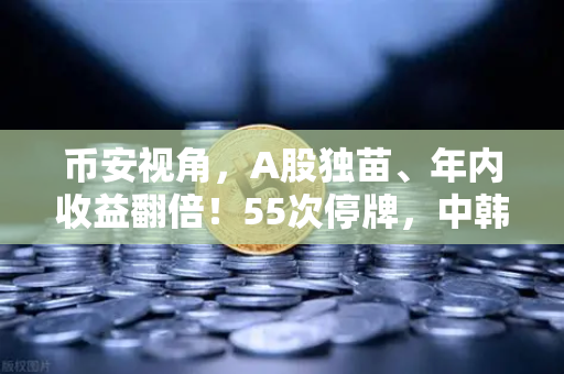 币安视角，A股独苗、年内收益翻倍！55次停牌，中韩半导体ETF是机会还是坑？